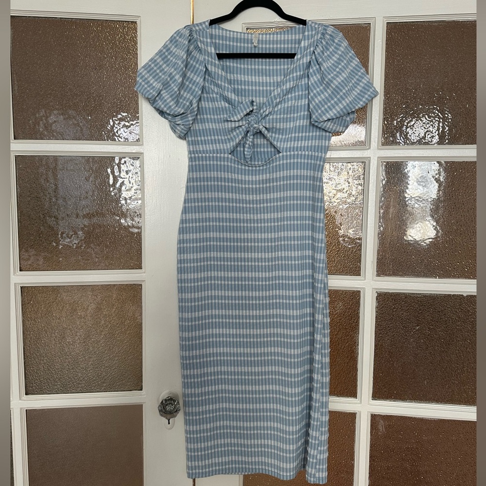 Blue Midi Dress